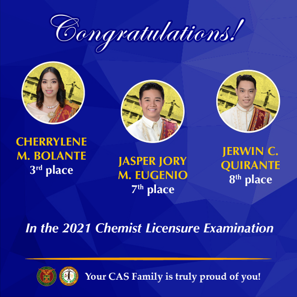 UPLB achieves 100% passing rate in Chemist and<br>Chemical Technician Licensure Exam