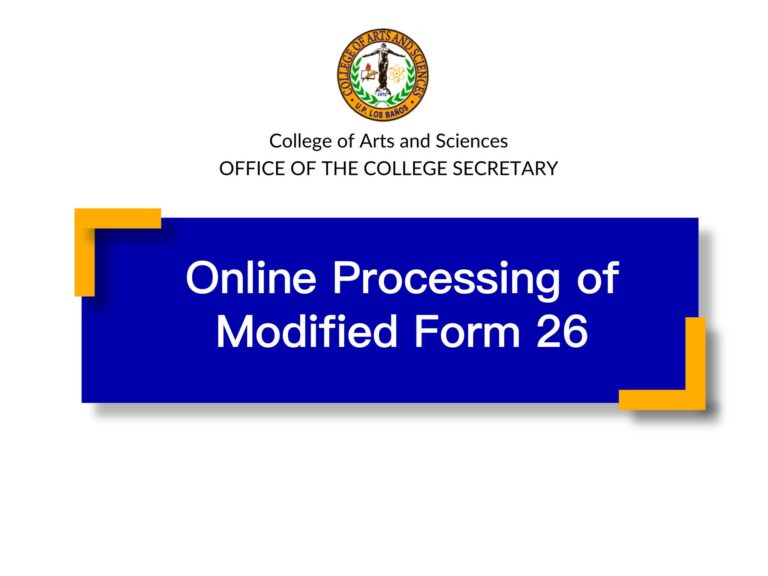 Modified Form 26 or Prerog 1