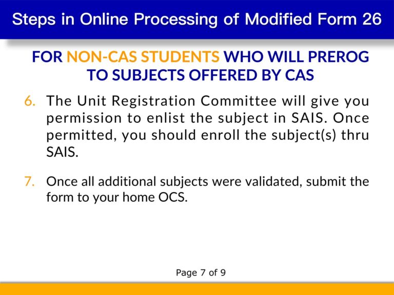 Modified Form 26 or Prerog 8